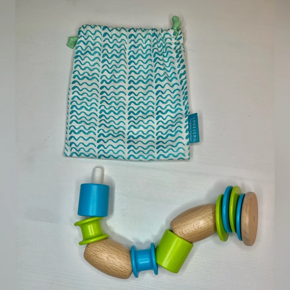 Lovevery Threadable Bead Kit from the Adventurer Play Kit Months 16, 17, 18